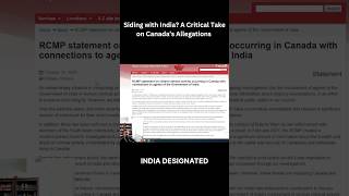 Siding with India A Critical Take on Canada’s Allegations  The Visto Show [upl. by Aerdna]