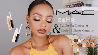 MAC 24Hr Concealer amp Sculpting Palette Review  MIHLALI N [upl. by Warp]