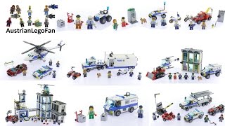 All Lego City Police Sets 2017  Lego Speed Build Review [upl. by Eded]