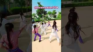 School karate class timing afternoon karate martialarts karatestation7134 [upl. by Lewap]