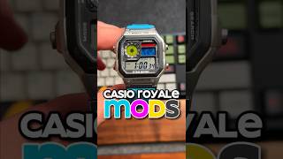 Casio Royale Mods AE1200  Colored Display amp New Strap [upl. by Cirek539]