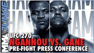 UFC 270 Ngannou vs Gane PreFight Press Conference  Today 8pm ET [upl. by Mide]