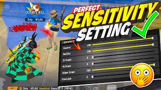 Best Sensitivity Setting For Headshot⚙️ Cute Girl Impressed By My Movement Speed Gameplay😍 [upl. by Cissiee]