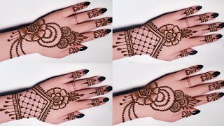 Top 2 mehndi designs  dil wali mehandi  mandhi digene  mahadir dijain  mahandi ki digain [upl. by Enilecram]