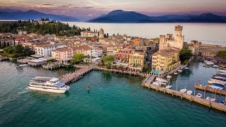 Sirmione  Thermal Baths  Medieval Rocca Scaligera Castle  Lake Garda  Northern Italy  4K [upl. by Roybn915]