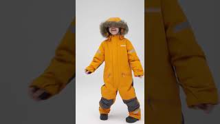 504202L07  Didriksons Migisi Snowsuit Orange Jam [upl. by Nohpets]