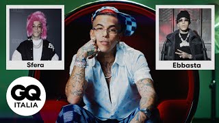 Sfera Ebbasta gioca a Questo o Quello con GQ Italia [upl. by Sisi]