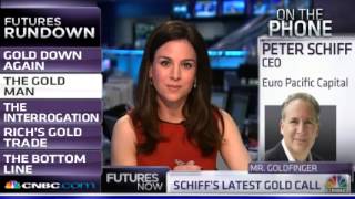 Peter Schiff Were Headed To A Currency Crisis One Way Or Another  CNBC 412013 [upl. by Im]