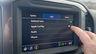 How to Turn On Apple CarPlay on Chevy Silverado  Turn Off Apple CarPlay [upl. by Stephenson]