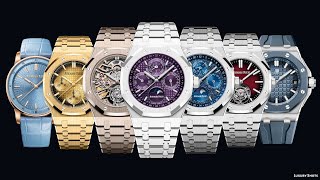 New Audemars Piguet 2024 Releases  purple dial white ceramic perpetual calendar John Mayer RO QP [upl. by Namus925]