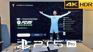 FC 25 Showcase PS5 Pro Gameplay With LG Oled TV 4K HDR 60FPS Enhanced Games [upl. by Watanabe31]