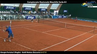 Campionato Nazionale Maschile Serie A1 Portaluri Maglie vs Baldi Matteo Bassano 64 75 [upl. by Harli365]