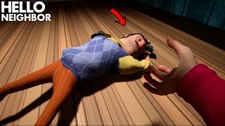 Getting To SAVE THE NEIGHBOR New Ending Mod  Hello Neighbor Mods [upl. by Grindle350]