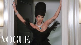 Cardi B Gets Ready for the 2024 Met Gala  Last Looks  Vogue [upl. by Panther]