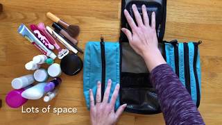 eBags Pack Flat Travel Toiletry Bag Review [upl. by Eniretak]