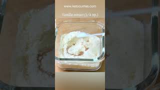 Keto eggless almond flour cake in microwaveKeto dessert recipeKeto cake in the microwave [upl. by Snowber]