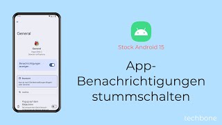 AppBenachrichtigungen stummschalten Android 15 [upl. by Cherise73]