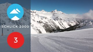 Schlick 2000  Innsbruck Austria  Red 3  Piste View [upl. by Ymme]