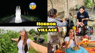 😜Aaj to Bahar Open me hi Nahana Pada Galti se 😱Most Horror Village Road pe chali gai Bindass Kavya [upl. by Aisnetroh]