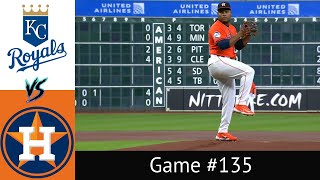 Astros VS Royals Condensed Game 83024 [upl. by Ynohtnaluap]