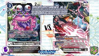 DIGIMON TCG Regional Abril 2024 Ronda 2 Numemon X Black vs MegaZoo Omnimon Black [upl. by Masson]