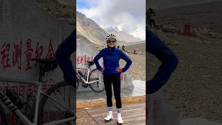 I climbed 20 km up to Everest Base Camp cycling tibet asian tibetan challenge china [upl. by Rengia]