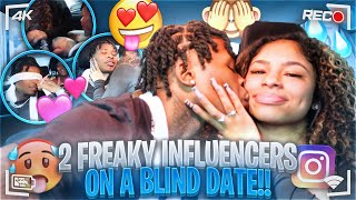 I PUT 2 FREAKY INFLUENCERS ON A BLIND DATE 🥵  GONE RIGHT  Allboutnadia fvmouscammtv [upl. by Alleunam]