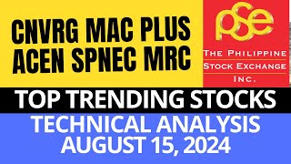 STOCK MARKET CNVRG  ACEN  SPNEC  PLUS  MAC  MRC  PSE TECHNICAL ANALYSIS [upl. by Harbot]