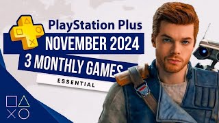 PlayStation Plus Essential November 2024 Monthly Games  PS Plus November 2024 [upl. by Jaban]