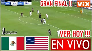 México vs Estados Unidos En Vivo Donde Ver a que Hora Juegan MEXICO VS USA Partido Final Sub 20 [upl. by Dranoc]