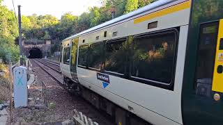 387104 amp 387115 departing Welwyn North I like the sound these make when pulling away [upl. by Paehpos]