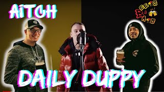 HOW DID WE NOT KNOW ABOUT THIS  Americans React to Aitch Daily Duppy [upl. by Ralli]