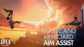 Apex  Aim assist on mouse and keyboard working s23 [upl. by Azmuh209]