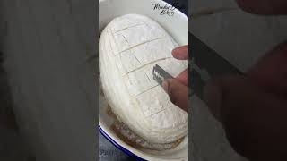 Simple sourdough bread scoring  Sourdough bread for beginners  How to score bread before baking [upl. by Thurmond840]