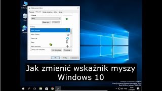 Jak zmienić wskaźnik kursor myszy Windows 10 [upl. by Giselbert]