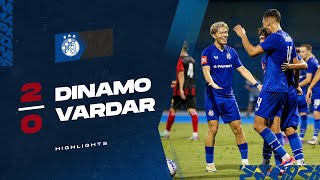 HIGHLIGHTS  GNK DINAMO  FK VARDAR 30  Kulenović Pjaca i Torrente za uvjerljivu pobjedu plavih [upl. by Ellennad]