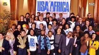 Remastered 4K • 60fps We Are The World  USA for Africa 1985 • EAS Channel [upl. by Ycnalc]