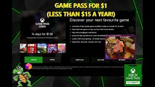 How To Get Xbox Game Pass Ultimate For 1 One Dollar Every Month Or Until Microsoft Takes It Away [upl. by Eenaj]