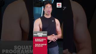 When should you do squats in your workout menshealthmuscle [upl. by Ahsilef708]