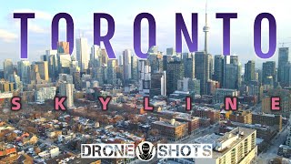 Toronto SKYLINE Drone  4K Aerial Footage of Downtown Toronto  2024 [upl. by Blinny]