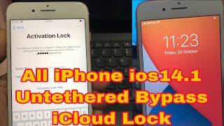 All iPhones iOS141 Untethered Bypass iCloud Fix call  Notification  App store  Facetime [upl. by Guthrie274]