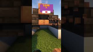 Panda 🐼 House Building Tutorial shorts minecraft [upl. by Llerrac]