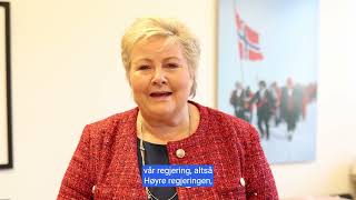 Endelig fredag Erna Solberg oppsummerer uken [upl. by Scarlet]