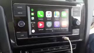 Golf 7 Apple CarPlay Çalışması [upl. by Leuqram]