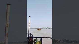 Nabadwip to mayapur ferry ⛴️shortsfeed ganga iskcon youtubeshorts mayapur mayapuriskcontemple [upl. by Ammadis]