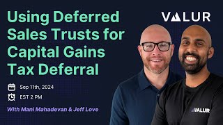 Using Deferred Sales Trusts for Capital Gains Tax Deferral [upl. by Nnaitak849]