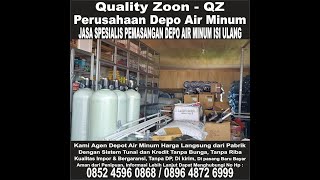 Distributor Jual Mesin Depot Filter Air Minum Isi Ulang Galon Kabupaten Mempawah Kalimantan Barat [upl. by Nebur698]