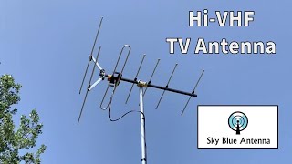 Sky Blue SB31 HighVHF TV Antenna Review  OTA Television [upl. by Omsare]