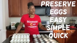 How To Preserve Farm Fresh AND Store Bought Eggs  Easy Quick Simple  SHTF  Food shortages [upl. by Nnaycnan337]