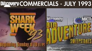 Discovery Channel Commercial Breaks  July 1993 [upl. by Lebasiram]